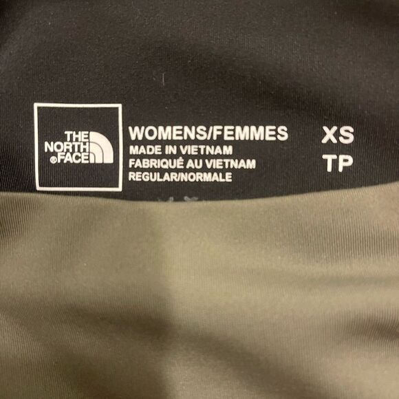 The North Face Black and Olive Green Color Block Leggings Size XS - Picture 3 of 4